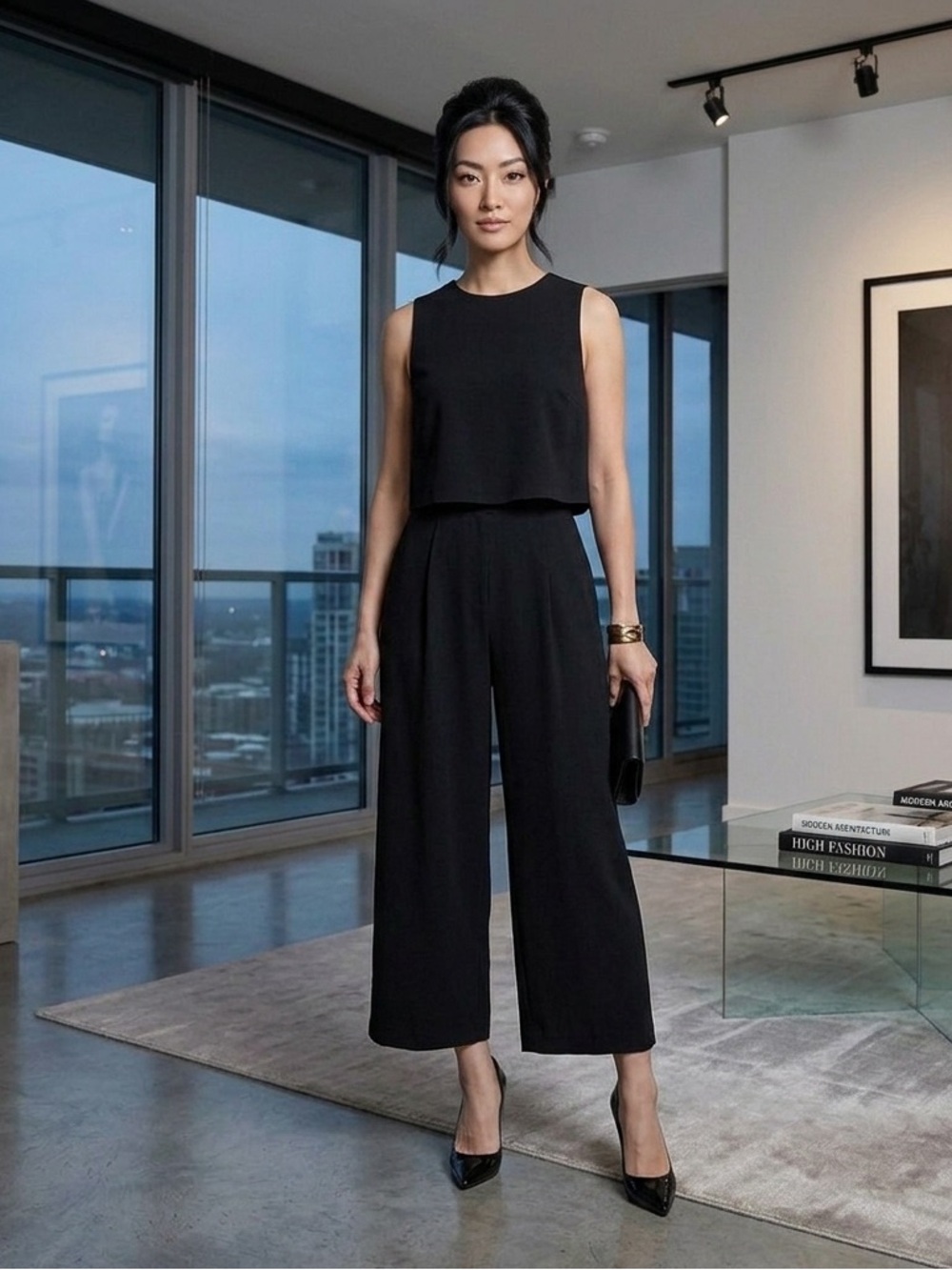 NWT Lulu’s Elegant Black Jumpsuit - Small